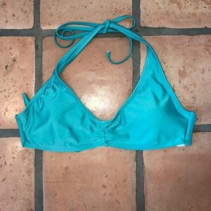 Teal bikini top